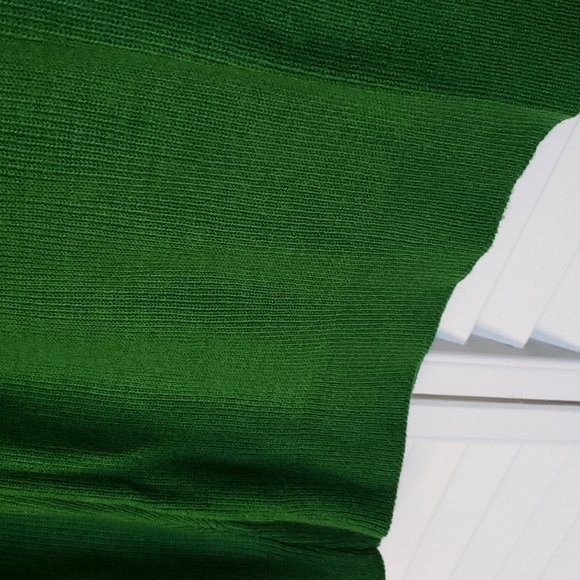 Vintage Woodward's Green Mock Neck Sweater, US S/M - Picture 5 of 12